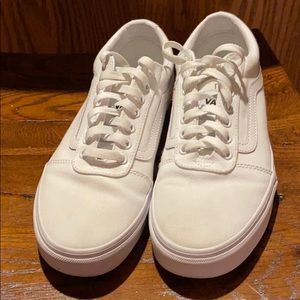 White Vans. Only worn a few times.